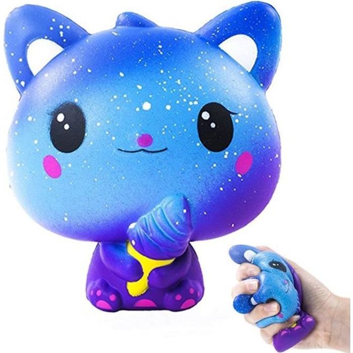 Squishy Chat Squishy Kawaii Chat Glace Anti Stress Squishies Chat Reliever Jouet Pour Party Favors Cadeaux Anniversaire Noel S M486 Cdiscount Jeux Jouets