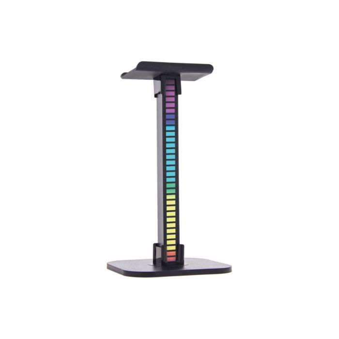 Support Casque Gaming RGB Avec Hub USB – Universel, Rétroéclairage, Pour Bureau, 24,2 Cm - 1