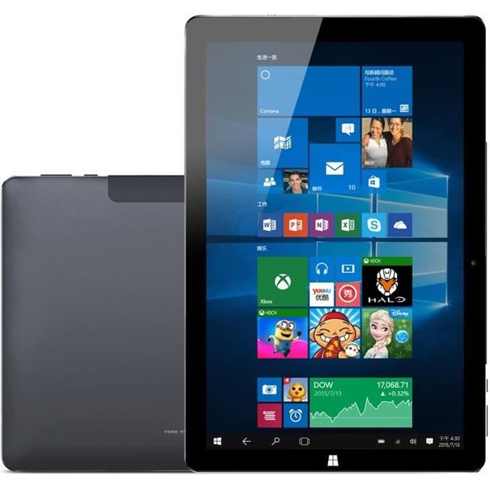 Tablette Windows 10 Pc 10,1 Pouces Intel Quad Core 2.56ghz 4go+64go Bluetooth - Yonis Noir