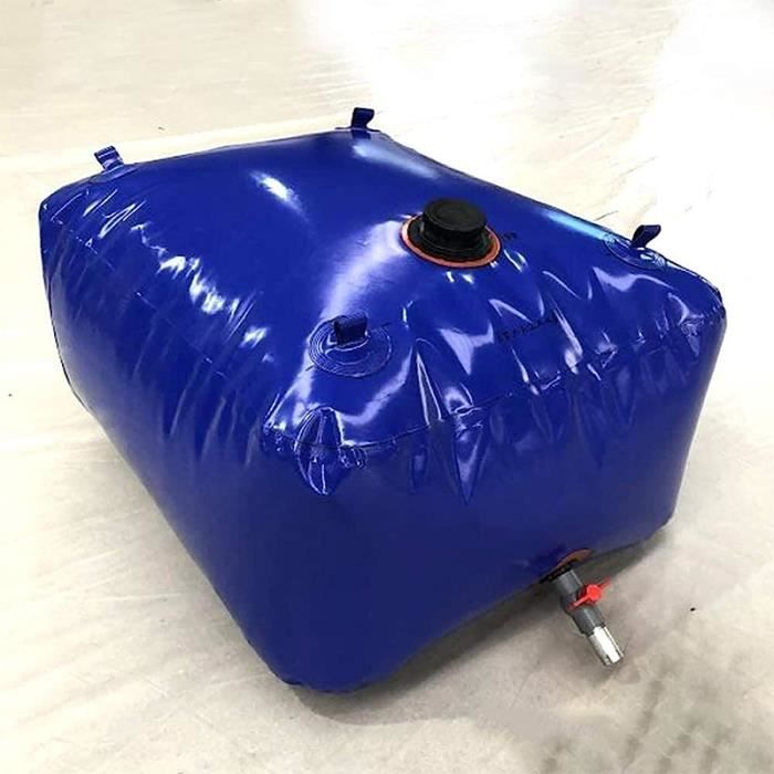 Réservoir D'eau Souple 100 L – Pliable, Robuste, Pour Camping, Irrigation, Secours, Voiture – PVC épais, 4 Anneaux