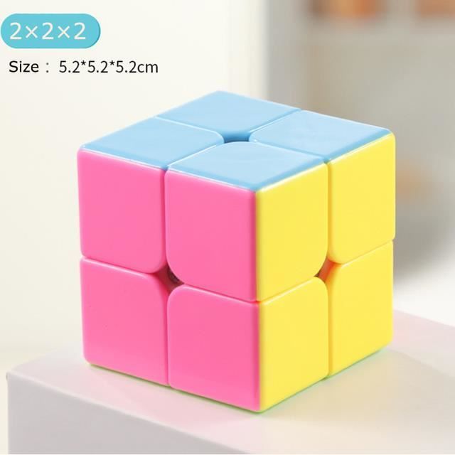 MisFun Lot De 10 Mini Cubes Magiques 2.9cm - Speed Cube 3x3 Éducatif Pour Enfants Et Adultes