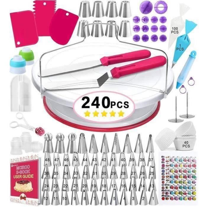 KOUHA Kit Plateau Tournant Patisserie Outils De Plateau