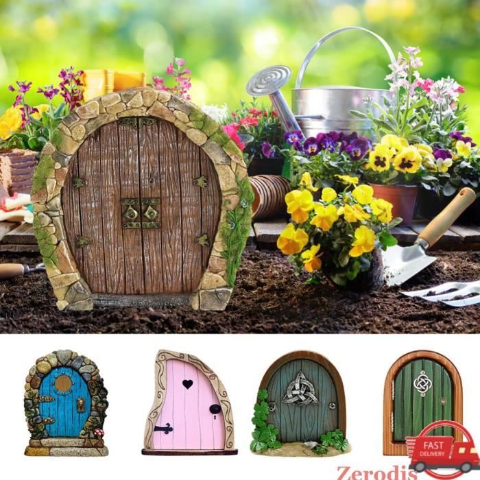 Porte de fée pour arbre – Portes de fée pour arbres d'extérieur | Porte miniature d'elfe pour créer un monde de conte de fées, porte de fée pour arbre, cour, statues d'art Porte de fée pour arbre – Portes de fée pour arbres d'extérieur | Porte miniature d'elfe pour créer un monde de conte de fées, porte de fée pour arbre, cour, statues d'art