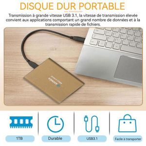 Disque Dur Externe Highwind 2To USB - Aluminium Ultra Fin