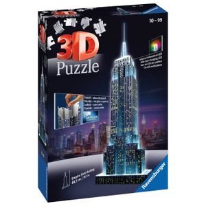 PUZZLE RAVENSBURGER Puzzle 3D Empire State Building Night PUZZLE RAVENSBURGER Puzzle 3D Empire State Building Night