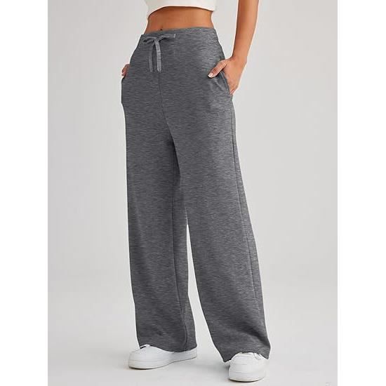 Pantalon de jogging ample - Gris foncé - FEMME