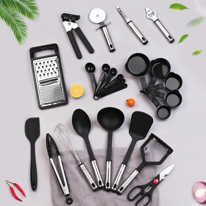 Ds-2620 Accessoires de cuisine en acier inoxydable multifonctionnels, outils de cuisson, usine de gadgets de cuisine - Chine Ensemble de gadgets de cuisine et ensemble de ustensiles de cuisine prix