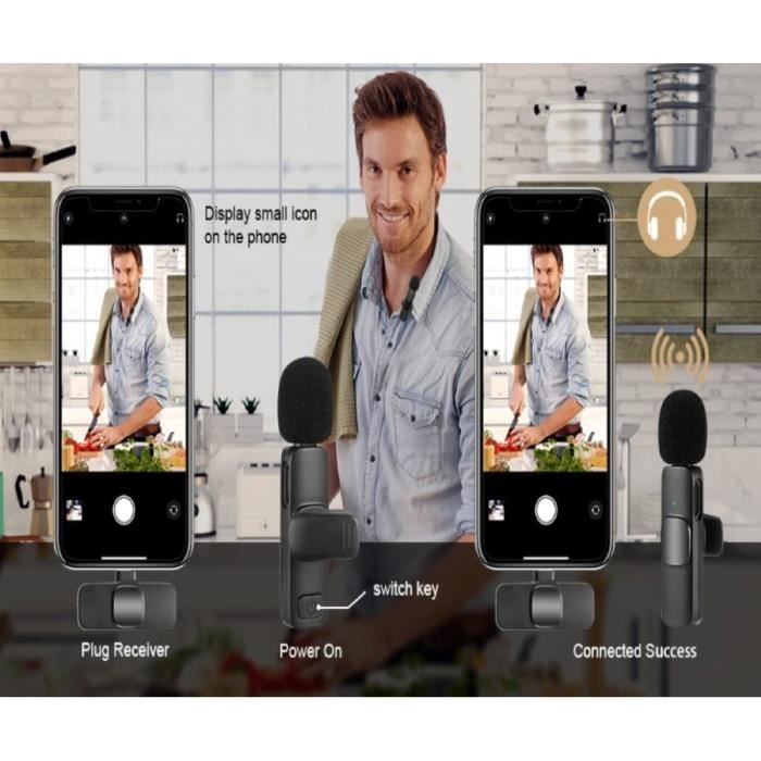 Micro Cravate Rode pour Les Smartphones Android iOS Microphone sans Fil  Professionnel Transmission sans Fil 20M 6H D'autonomie[409] - Cdiscount TV  Son Photo