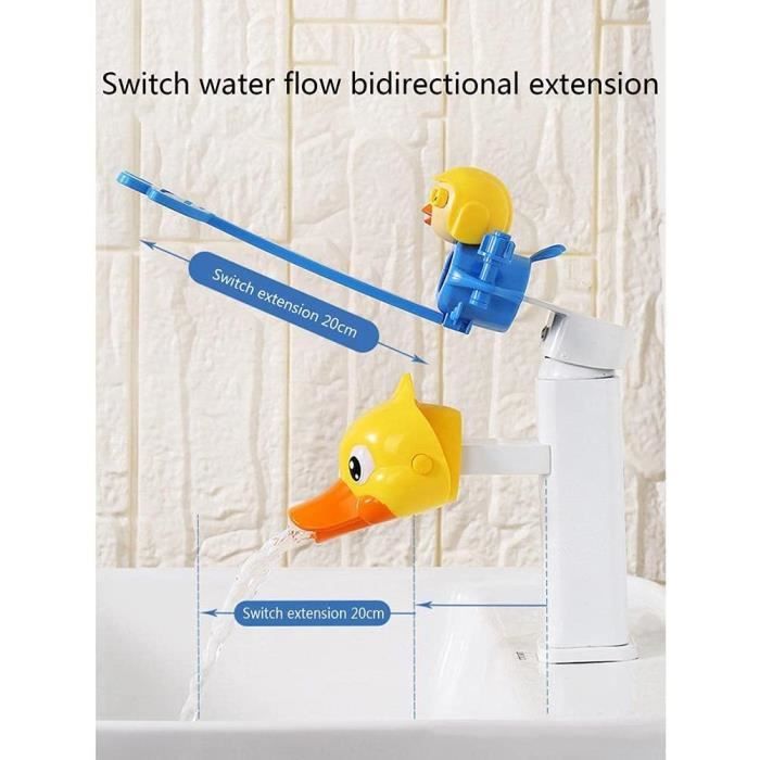 extension robinet, prolongateur robinet, 2 pièces Rallonge de robinet pour  enfants en forme de nuage de dessin animé, accessoires de robinet pour
