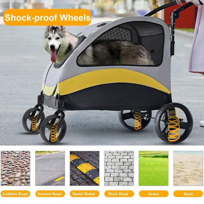 Poussette grand chien top