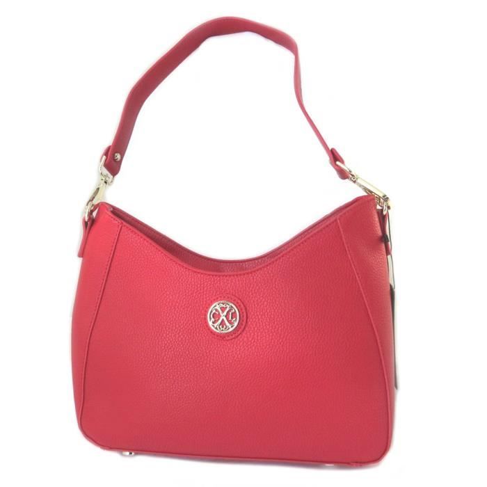 Sac cr ateur Christian Lacroix rouge 30.5x24x11.5 cm P3056