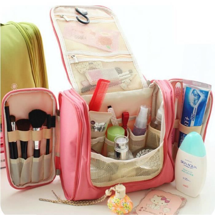 Trousse de Toilette de Voyage a Suspendre pour Femme et Enfant