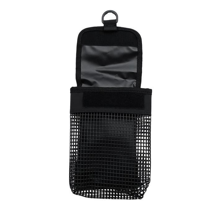 Minifinker Pochette En Maille De Plongée - Sac Compact Pour Extérieur Et Plongée (Noir)