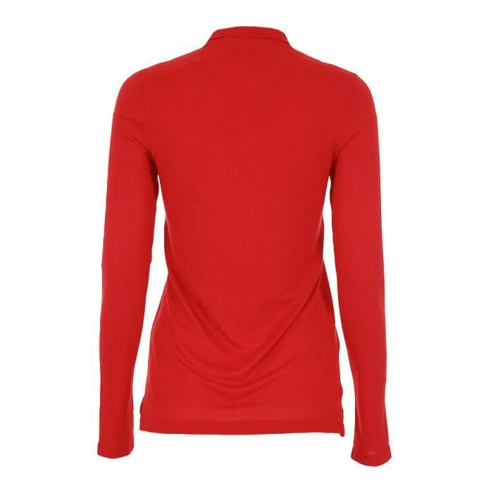 T shirt hotsell lacoste femme rouge