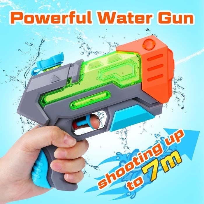 Lets Joy Pistolet à eau jouet pour enfants, petit pistolet à eau, pistolet à eau, kit d'eau, pour l'été et l'extérieur (B-12 pièces