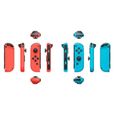 Paire de manettes Joy-Con Rouge Néon & Bleu Néon pour Nintendo Switch-2