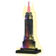 Puzzle 3D Empire State Building illuminé - Ravensburger - Monument 216 pièces - sans colle - avec LEDS couleur - Dès 10 ans-2