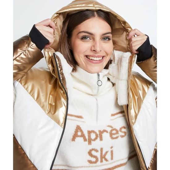 Doudoune color hotsell block femme