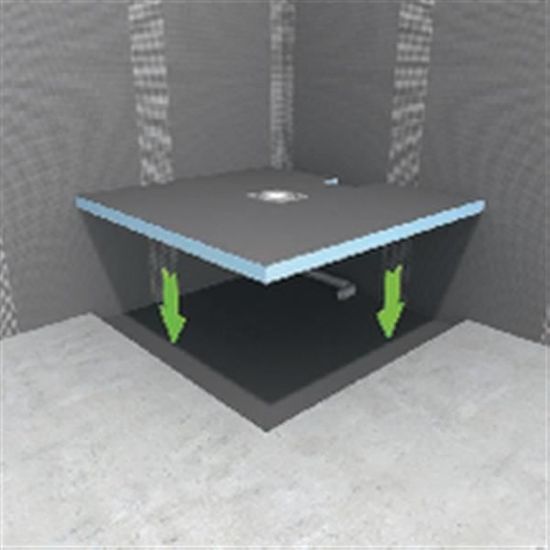 Wedi Receveur Plano Avec Ecoulement Integre 1200x900x65 Ref 07 37