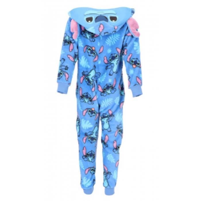 Combinaison pyjama enfant zippée - Lilo et Stitch bleu