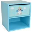 Chambre complète pour enfant LEON LE DRAGON - Bleu - Lit 140x170cm-3