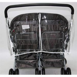 Protection de poussette pour bébé, housse de pluie transparente pour