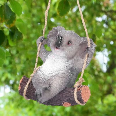 AJW-Statue de jardin Koala balançoire Décoration d'extérieur Sculpture  d'arbre à suspendre Figurines mignonnes pour jardin pel[639] - Cdiscount  Jardin