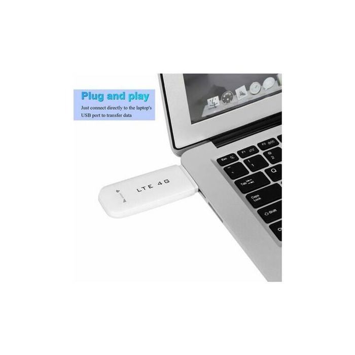 Modem USB WiFi 4G LTE - Clé Internet Mobile Portable - Partage Jusqu'à 10 Utilisateurs - Plug & Play - Antenne Intégrée - 8