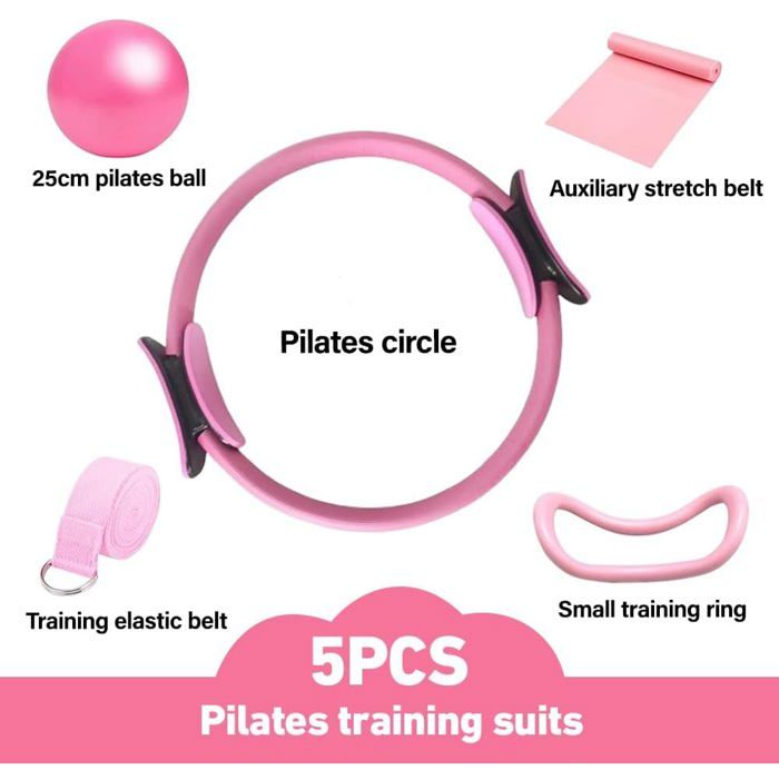 PROVO Pilates Cercle, Yoga Pilates Ring, Anneau de Résistance Pilates, Anneau de Pilates de Musculation Multifonctionnel pour Home Body Sculpt Resistance Training Jambe IntÉRieur De La Cuisse LÉGer