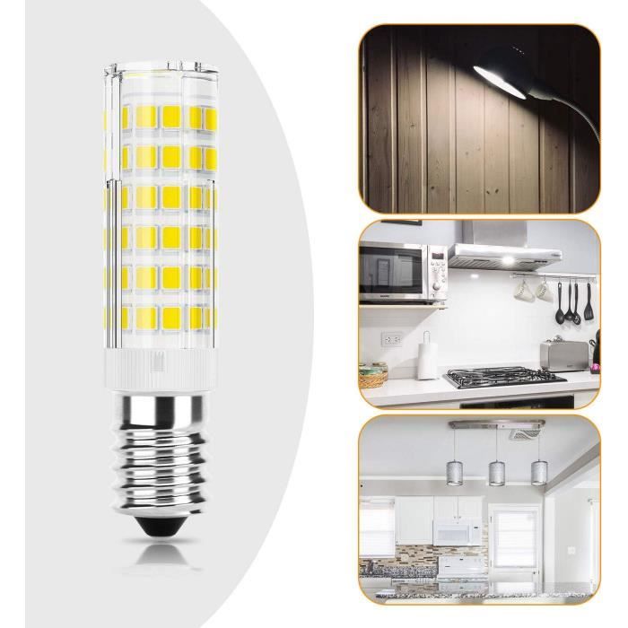 DiCUNO Ampoule LED E14 Hotte Aspirante, 4W équivalent Halogène 40W