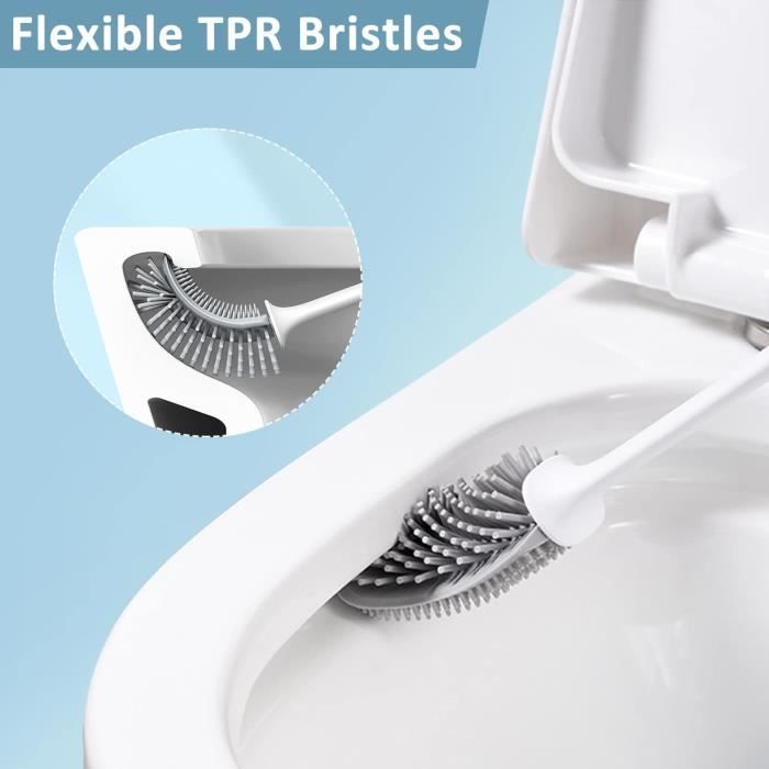 Brosse WC silicone flexible – mit 3 Jahren Garantie