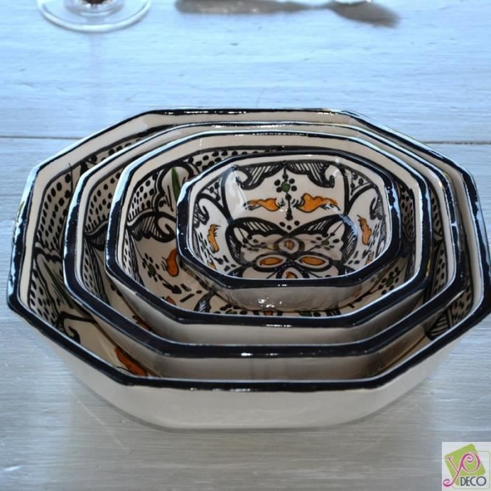Maison ODIOT : Grand Plat carré octogonal en Argent massif