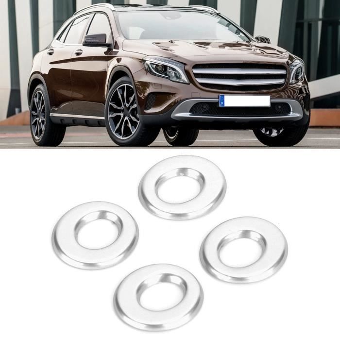 Lot De 4 Goupilles De Verrouillage Porte Mercedes - Alliage Aluminium, Argent Ou Rouge