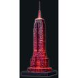Puzzle 3D Empire State Building illuminé - Ravensburger - Monument 216 pièces - sans colle - avec LEDS couleur - Dès 10 ans-5