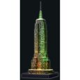Puzzle 3D Empire State Building illuminé - Ravensburger - Monument 216 pièces - sans colle - avec LEDS couleur - Dès 10 ans-8