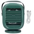Refroidisseur d'air – XVX – Oscillation 120° & Brume Nano USB – Pour bureau et maison – Vert