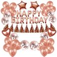 Deco Anniversaire Rose Et Noir Cdiscount Deco Anniversaire Rose Et Noir Cdiscount