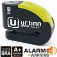 Urban Security UR10 Antivol Moto Homologué SRA Bloque Disque Alarme 120 DB Warning Double Verrouillage ø10 mm-0