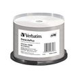 VERBATIM CD-R/700MB 52X White Wide Thermal Print-0