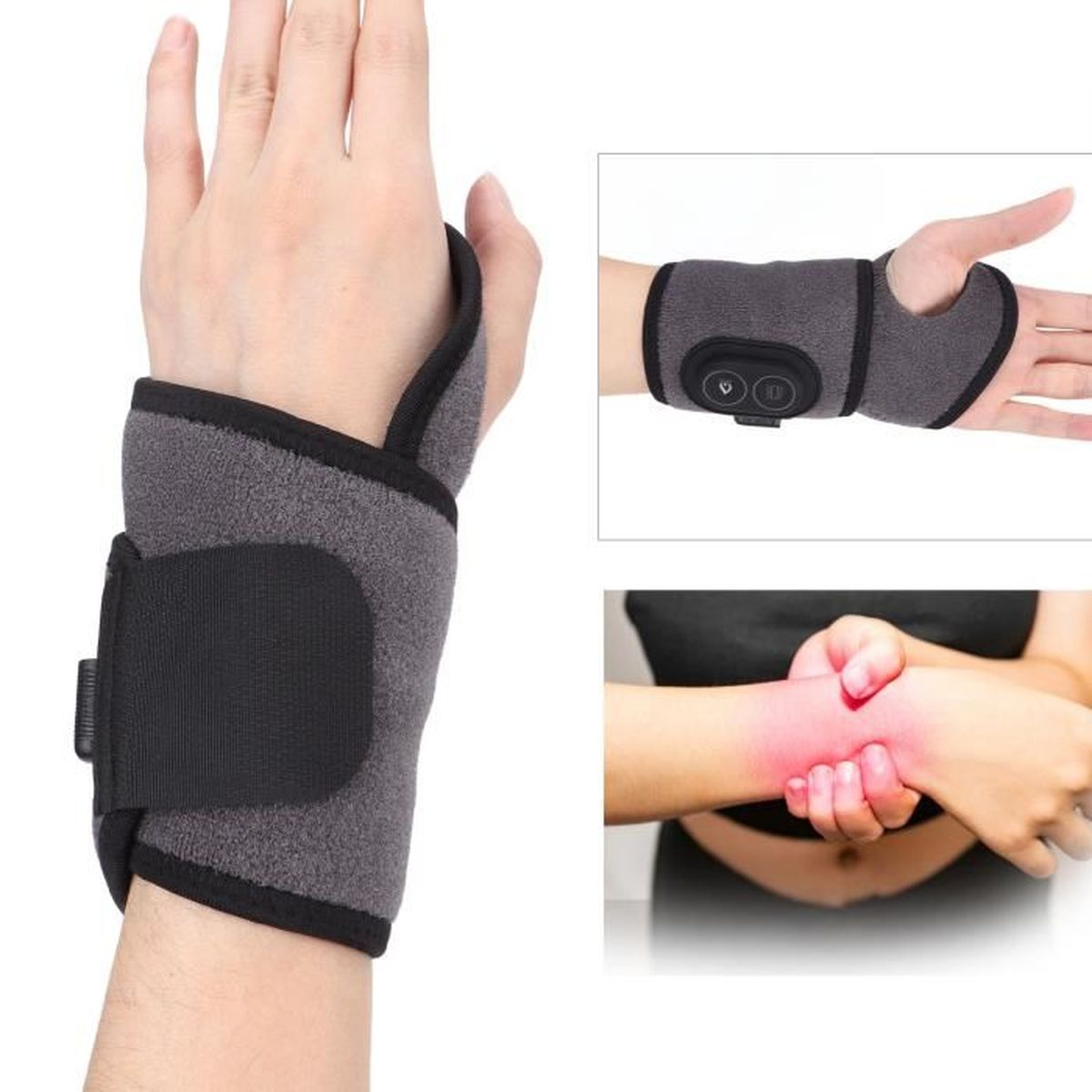 Poignées Chauffantes Moto USB - 3 Niveaux De Température (50°C/60°C/70°C) - Taille Universelle - 1 Paire