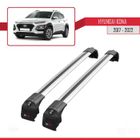 APLINE Barres de Toit ACE-2 Railing Porte-Bagages de voiture pour Hyundai Kona 2017-2022 - Gris