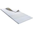 SANS MARQUE/GÉNÉRIQUE Surmatelas à Mémoire de Forme 90 x 190 cm - 4 cm d'épaisseur, 10 zones de confort
