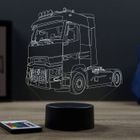 Lampe de chevet veilleuse - JNB-MAKER - Renault Magnum - 21cm - 16 couleurs - Télécommande incluse