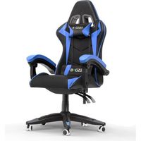 Fauteuil Gamer Chaise Gaming Ergonomique - avec appui-tête et oreiller lombaires - Inclinable 90 °-135 ° - Bleu
