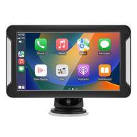 Autoradio Portable 7 pouces avec CarPlay ,Android Auto ,Caméra Tableau Bord ,Bluetooth, WiFi ,Miroir de L'écran