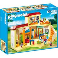 PLAYMOBIL - City Life - La Garderie - 5 personnages - 4 espaces de jeux - Accessoires inclus