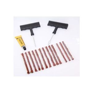 Kit Réparation Crevaison Pneu Champignon - 24 Patchs Pour Voiture Moto Camion