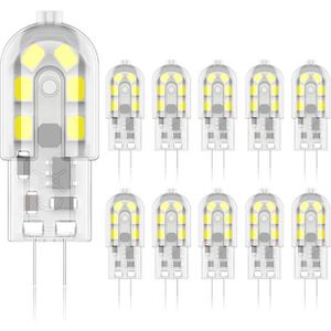 Lot De 5 Ampoules LED G4 2W 220 Lumens - Blanc Chaud 3000K - Pour éclairage D'appoint Et Meubles