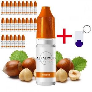 LIQUIDE E-Liquid Alfaliquid Noisette 6Mg 10ml 20+6 offert 