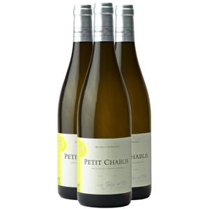 VIN BLANC Petit Chablis Blanc 2022 - Lot de 3x75cl - Domaine